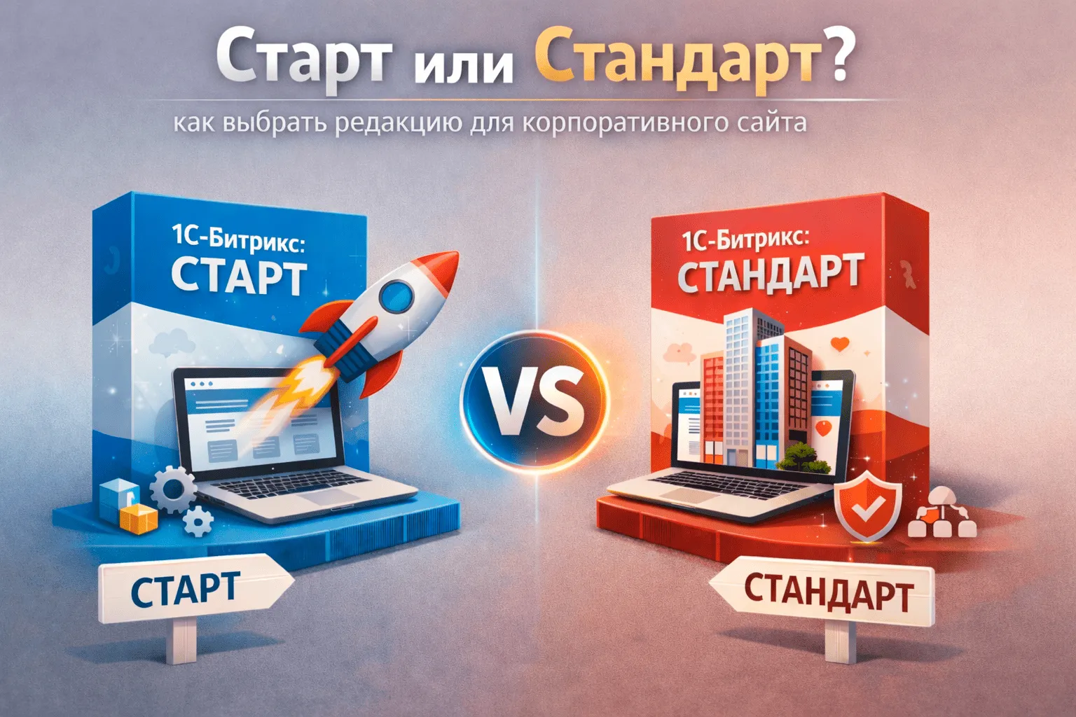 Старт или Стандарт: как выбрать редакцию для корпоративного сайта в Омске